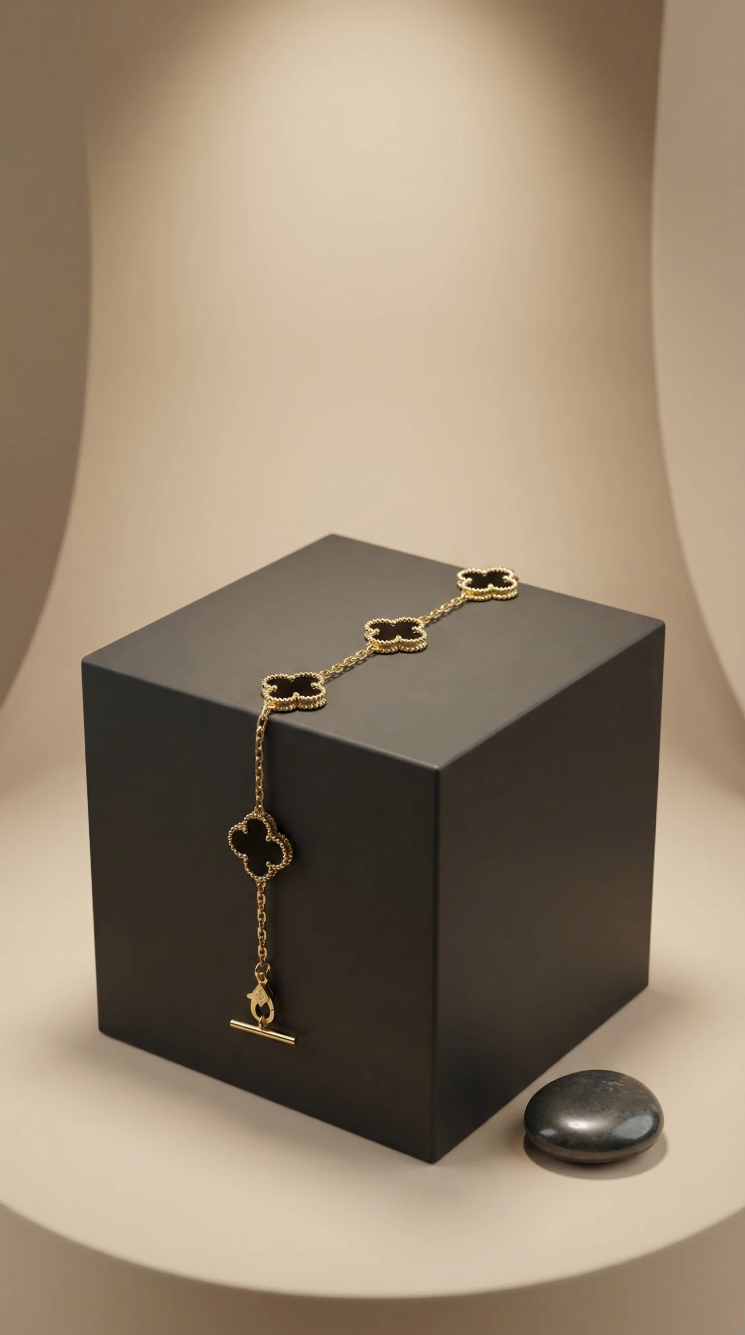 Black Clover Charm Bracelet