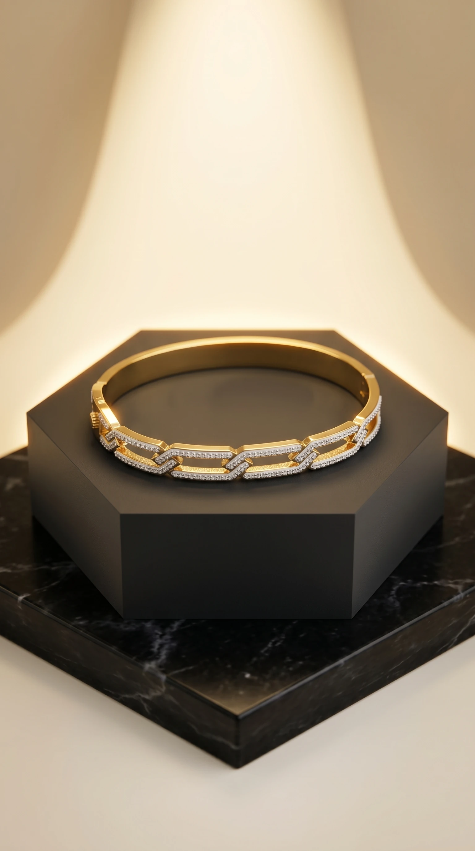 Wide Flat Polished Bracelet