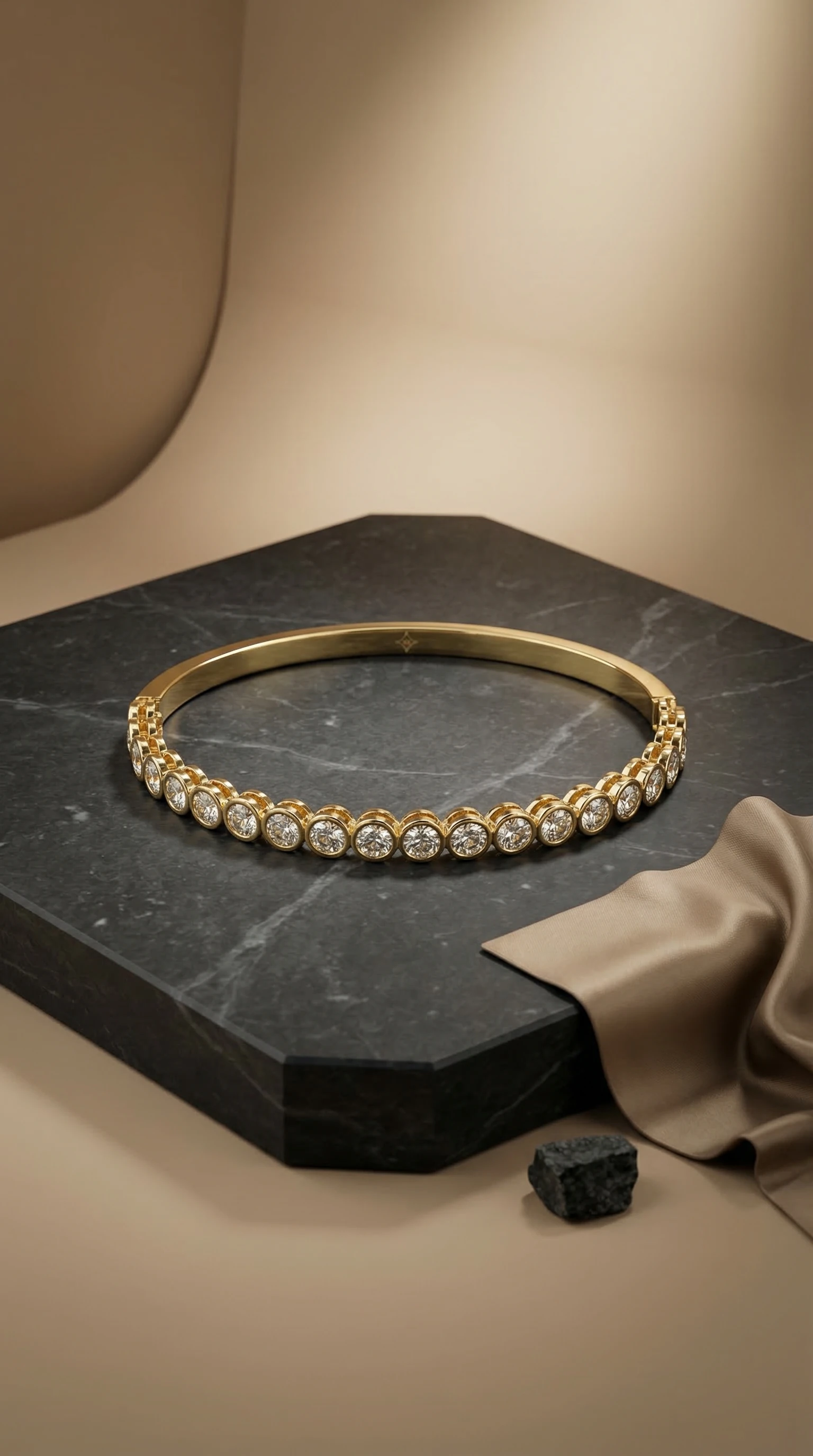 Radiant Diamond Tennis Bangle