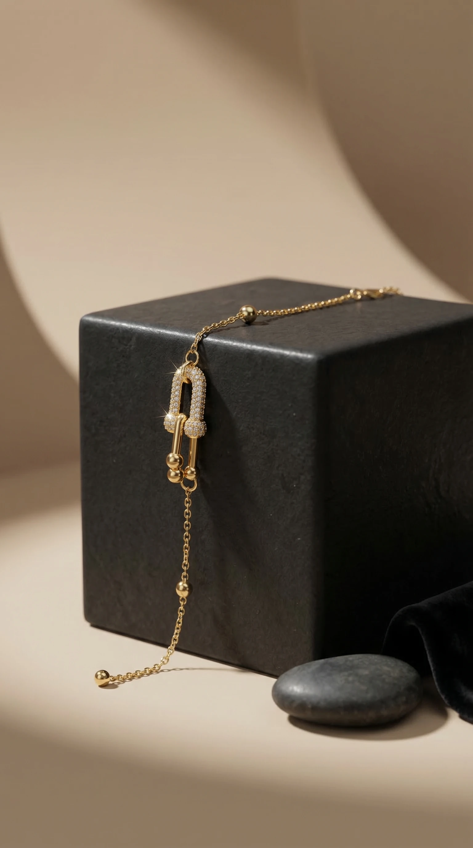 Gold Anti-Tarnish Minimal Chain Bracelet