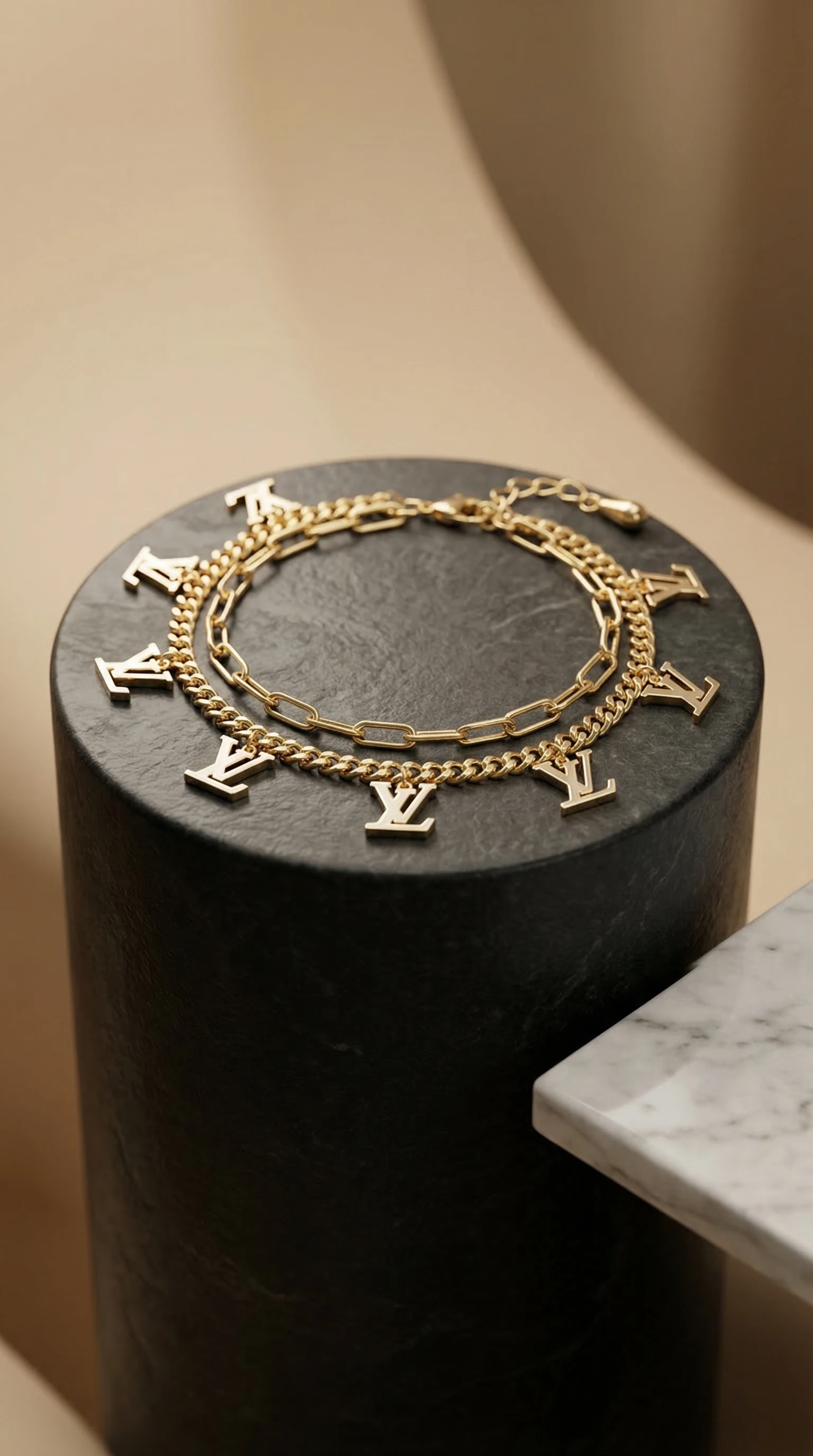 Gold Anti-Tarnish Beaded Bracelet