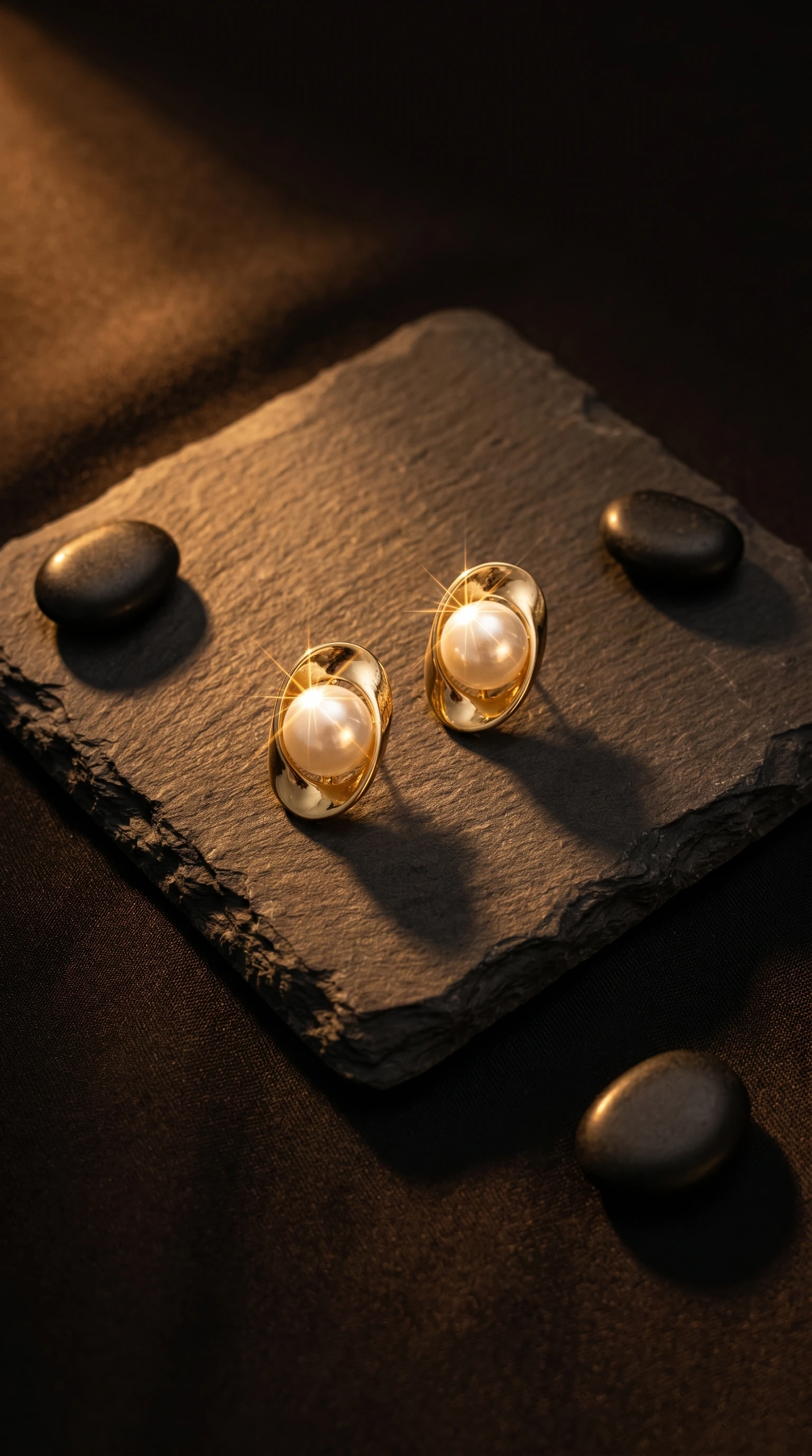 Crystal Leaf Studs