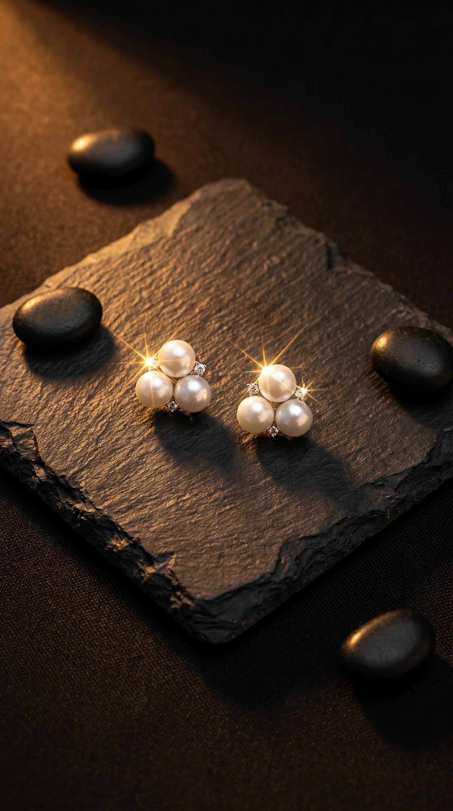 Pearl Cluster Studs