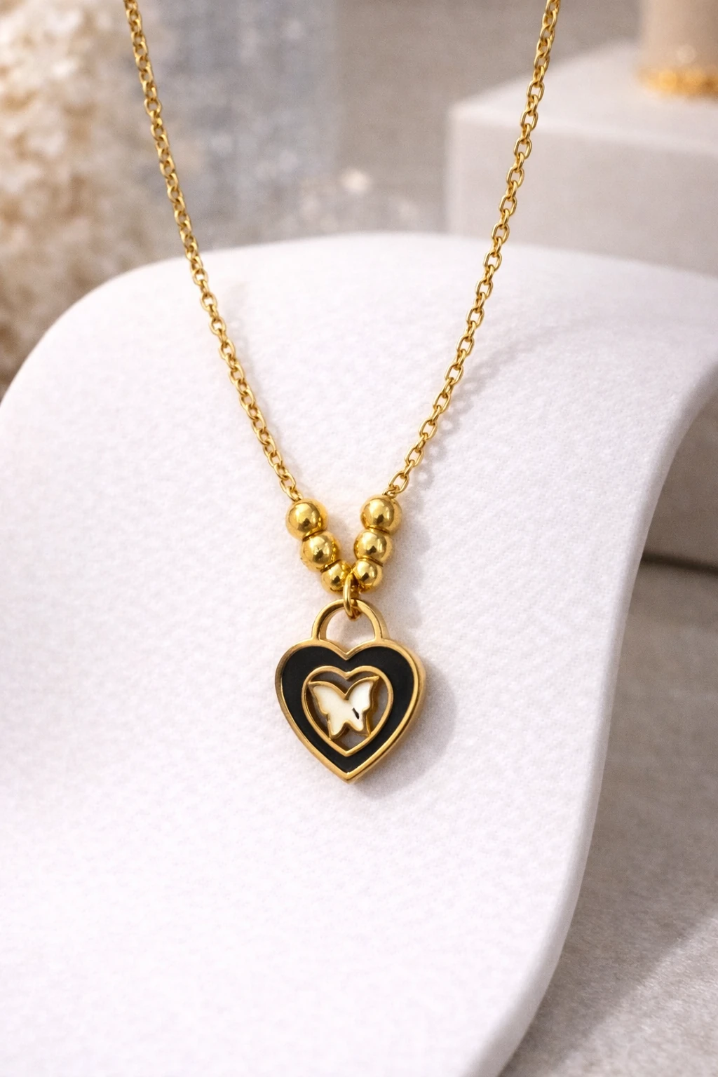 Butterfly Heart Pendant