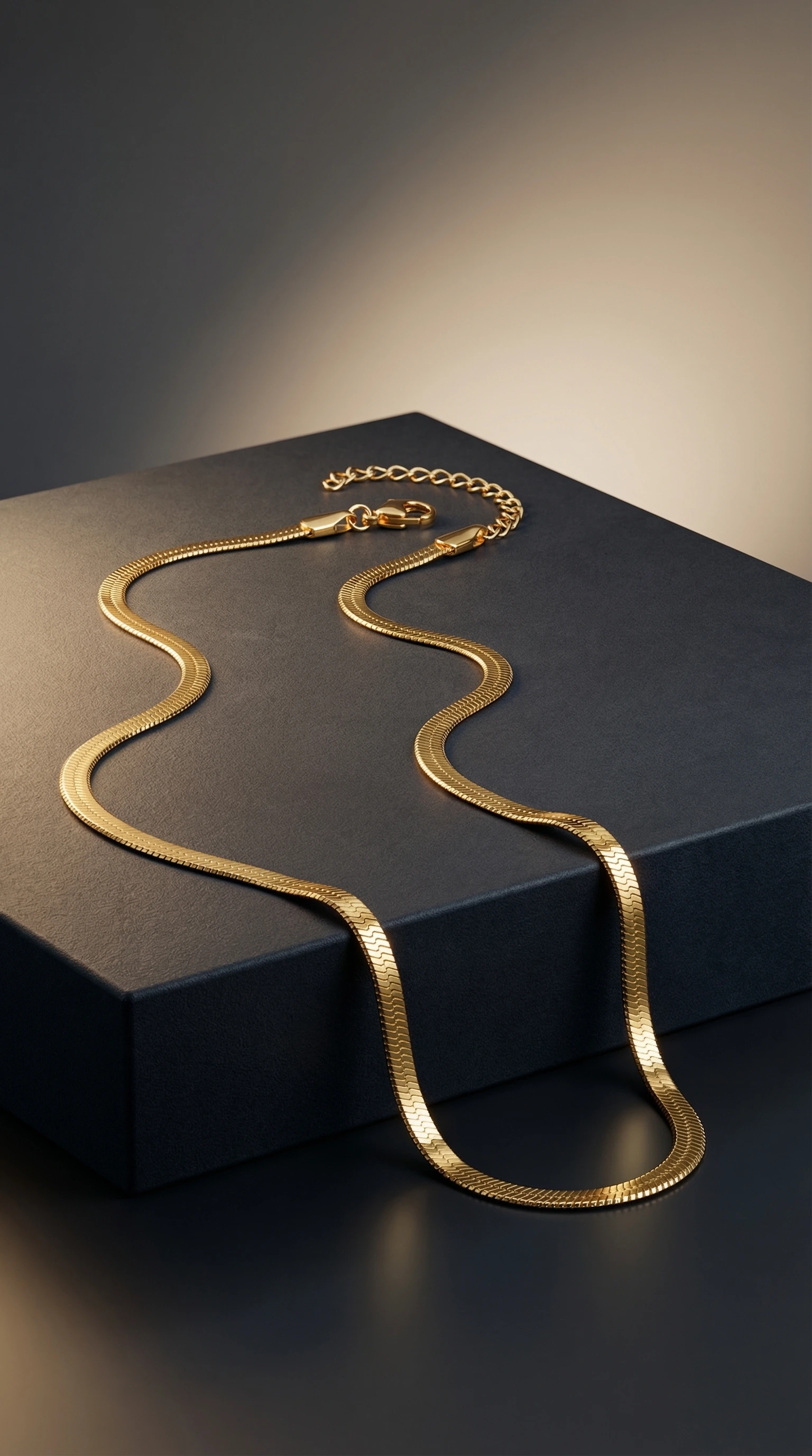 Minimal Flat Chain Necklace