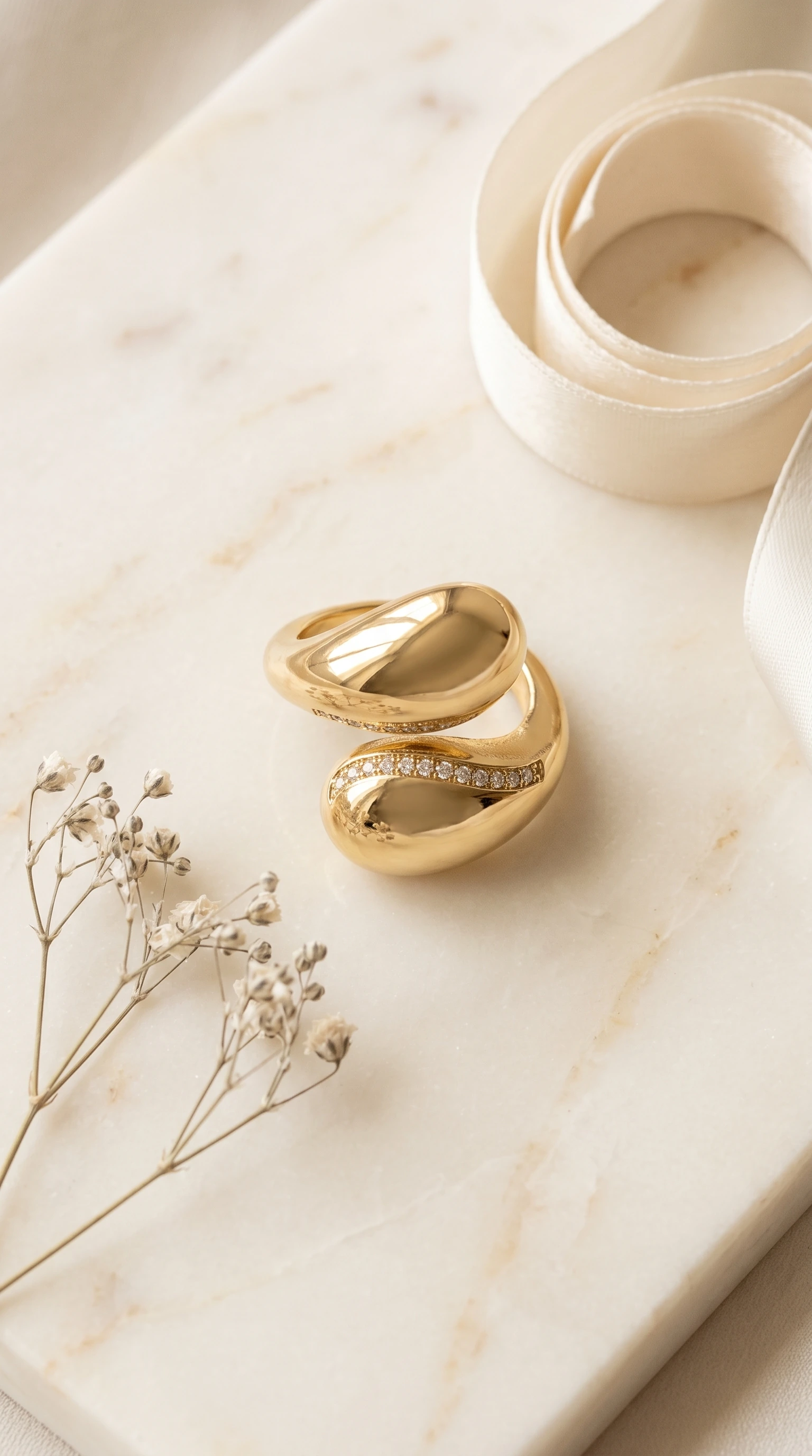 Halo Curve Ring
