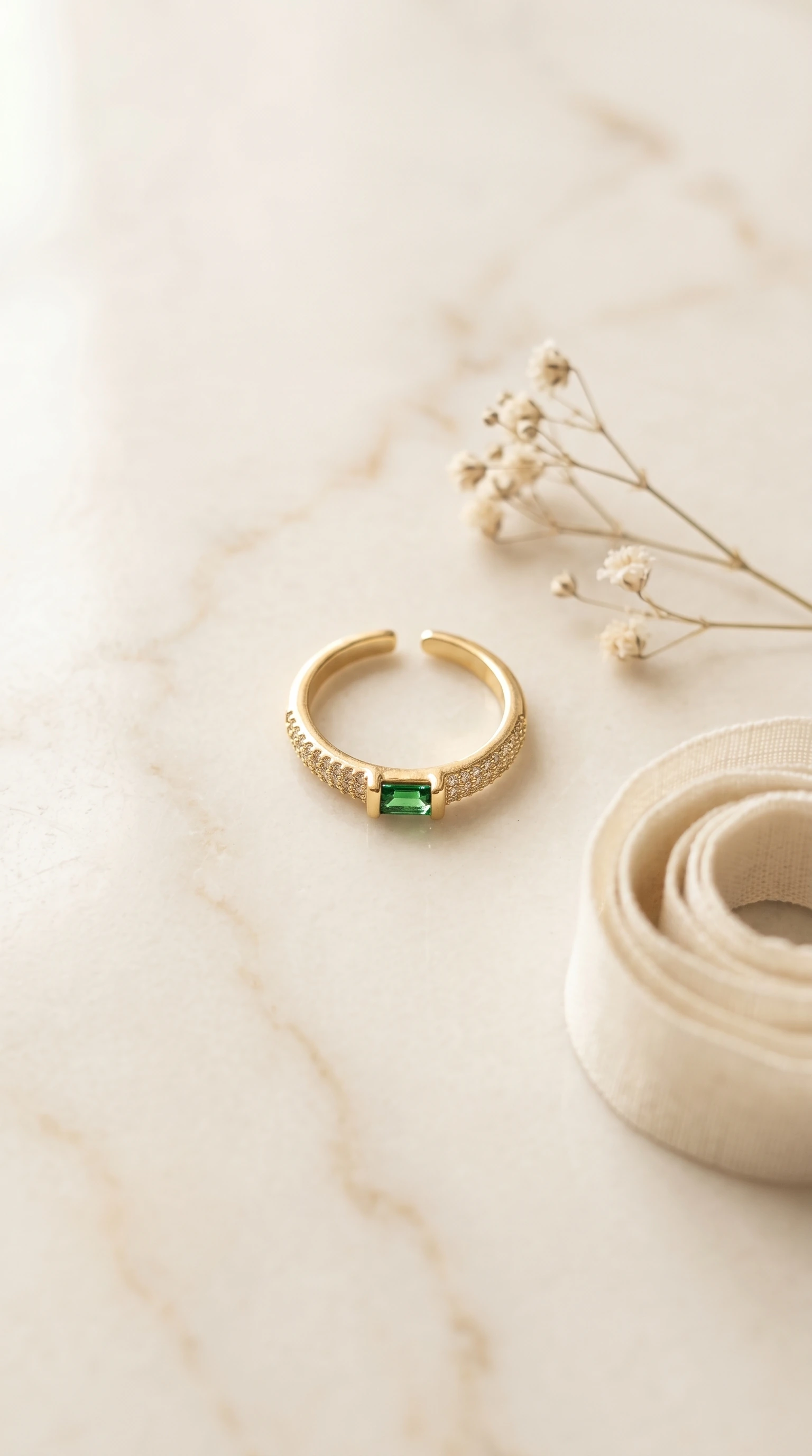 Emerald Grace Ring