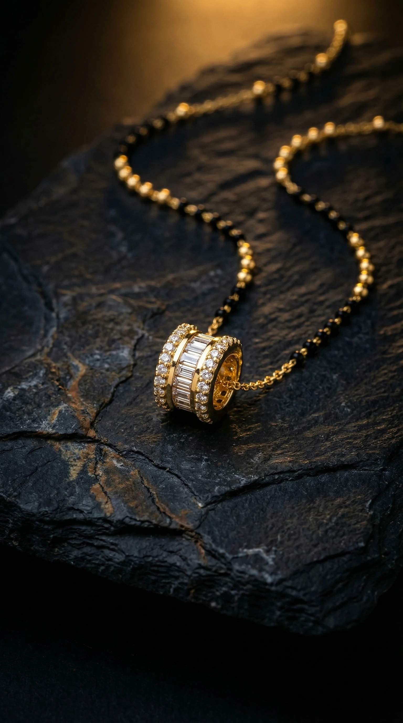 The Radiant Sunburst Mangalsutra