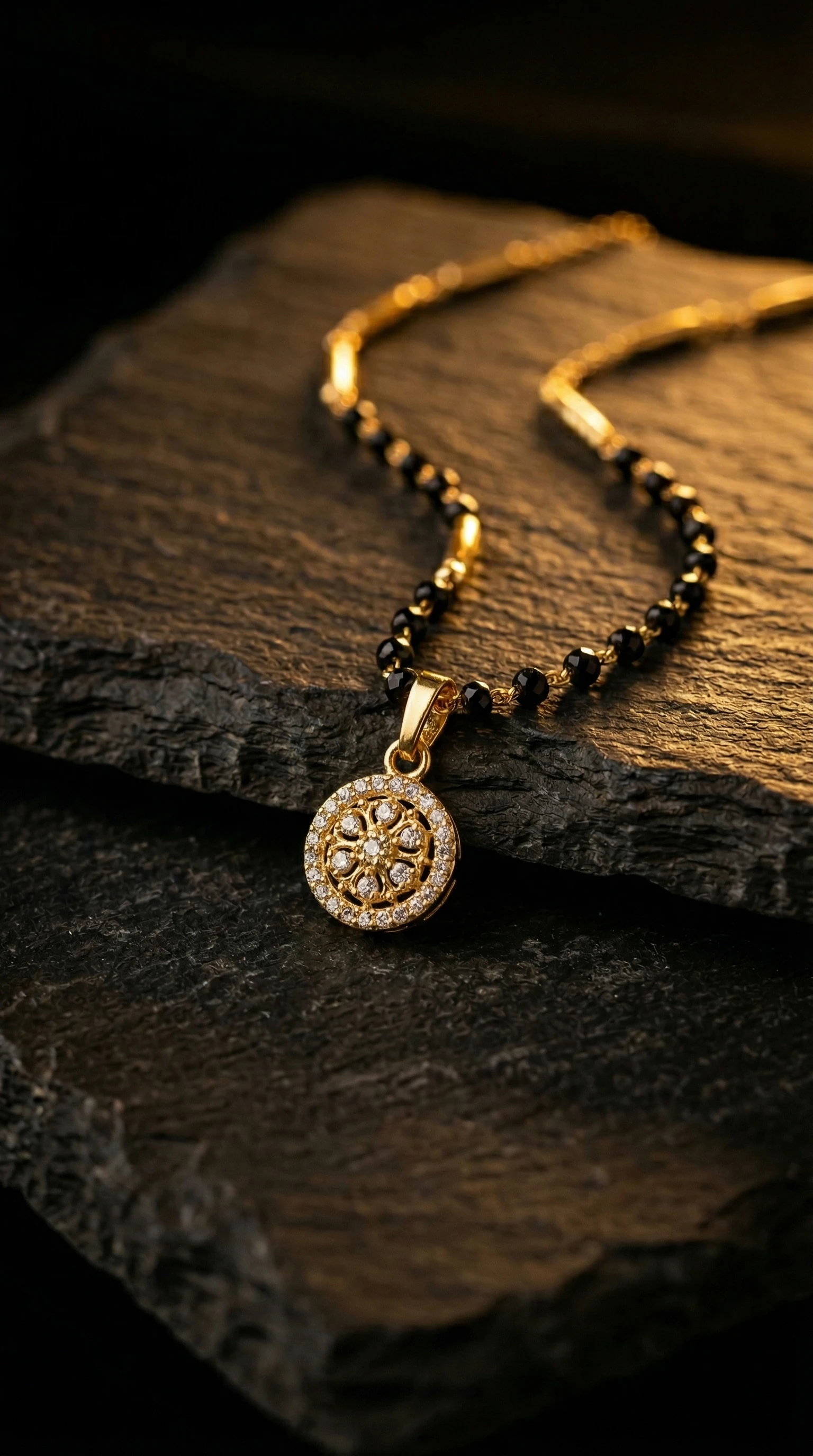 The Duo-Tone Petal Mangalsutra