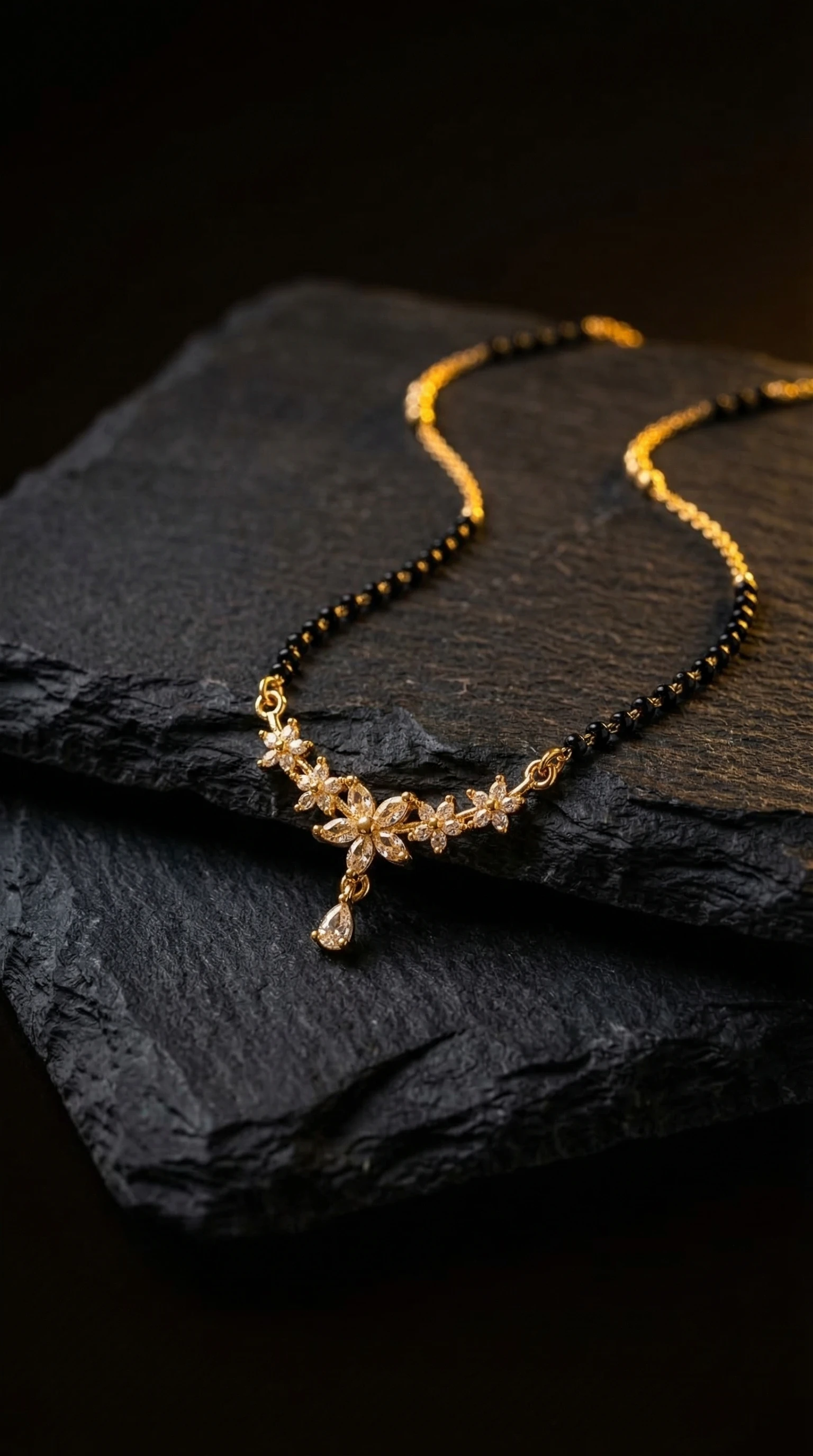 Swarupa Lahar Gold-Tone Mangalsutra