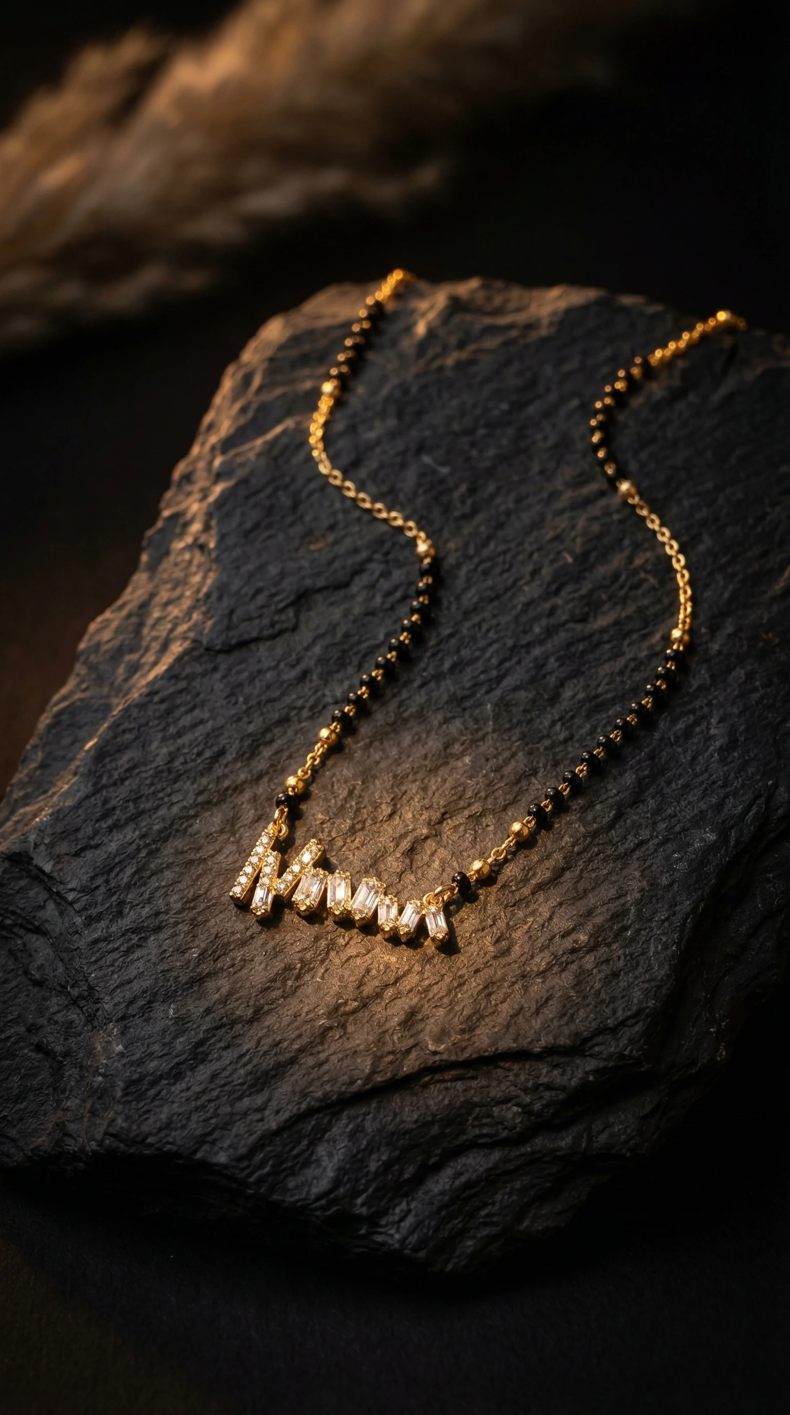 Floral Shringaar Gold-Tone Mangalsutra