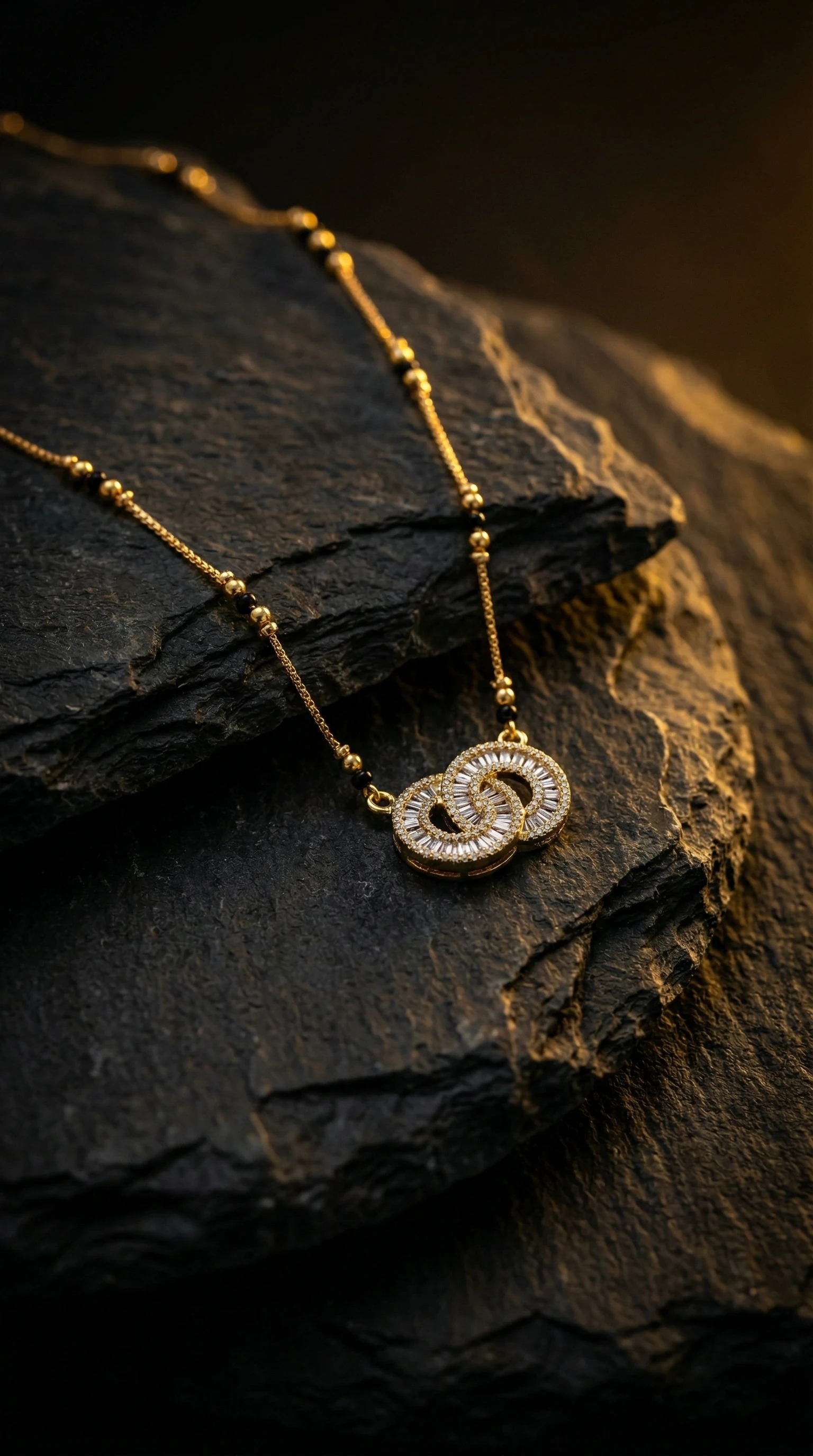 The Celestial Solitaire Mangalsutra